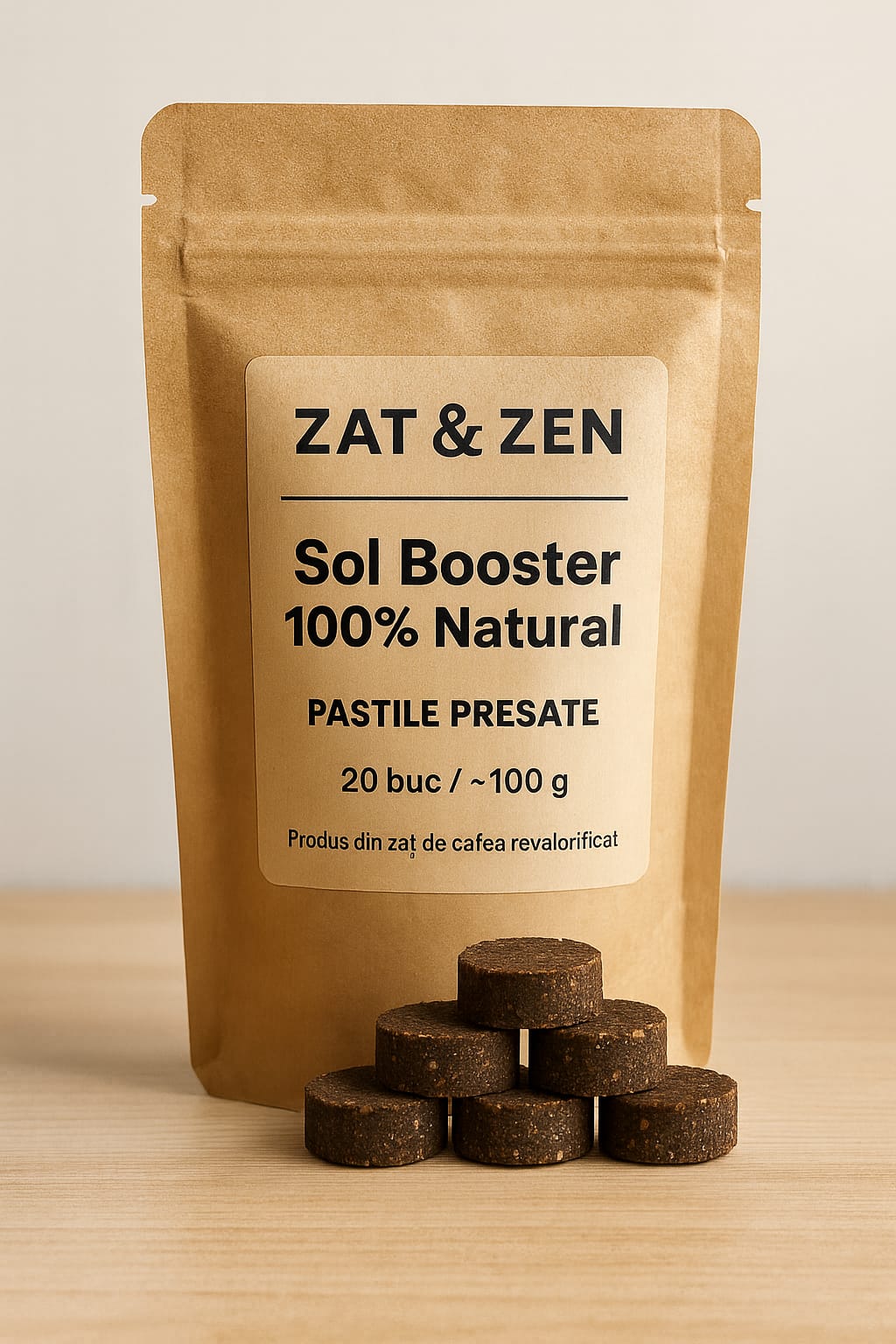 Zaț&Zen– Sol Booster 100% Natural ( 20 de pastile - 100 gr )