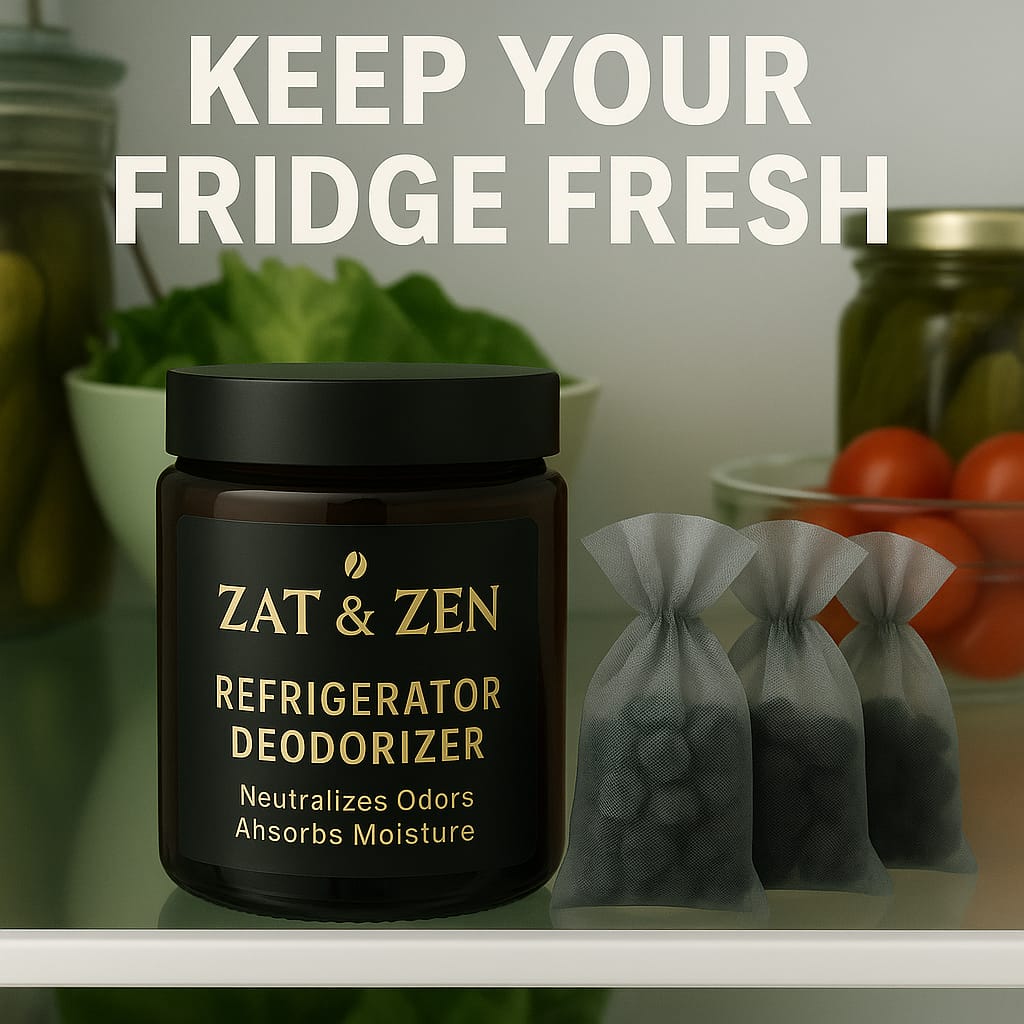 Zaț&Zen – Fridge Deodorizer   Natural • Efficient • Elegant